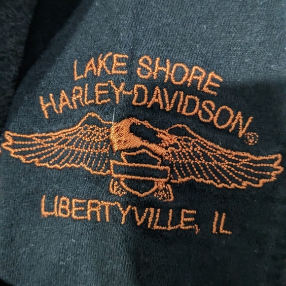 2017 Harley Davidson long sleeve shirt -size L - Picture 2 of 9